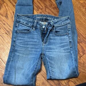American Eagle Outfitters Women's Classic Blue Skinny Jeans